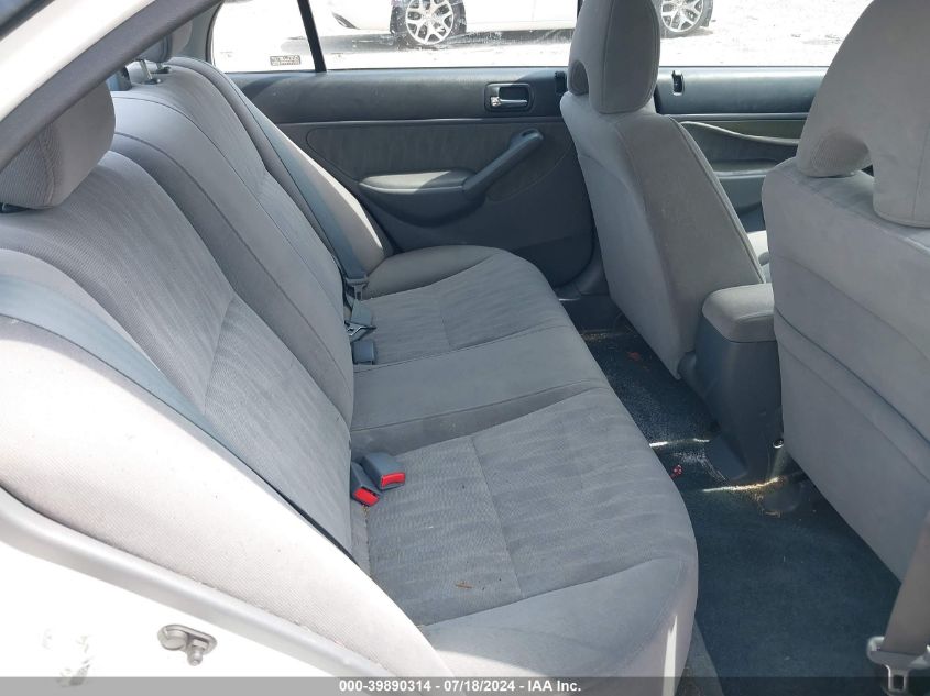 2003 Honda Civic Lx VIN: 2HGES16513H624528 Lot: 39890314