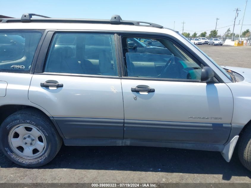 2001 Subaru Forester L VIN: JF1SF63521H727425 Lot: 39890323