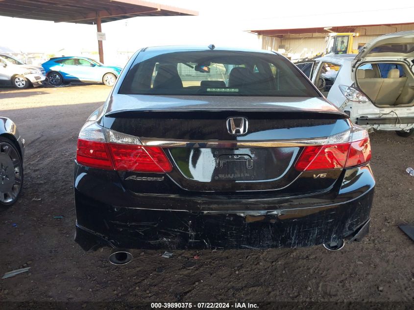 2015 Honda Accord Ex-L V-6 VIN: 1HGCR3F83FA005456 Lot: 39890375