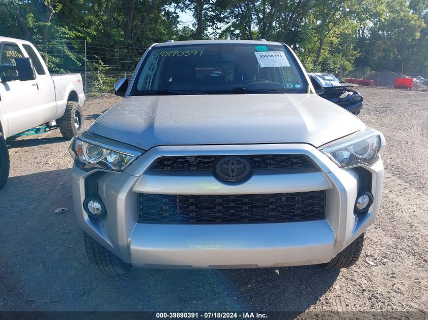 2016 Toyota 4Runner Sr5 Premium VIN: JTEBU5JRXG5401023 Lot: 39890391