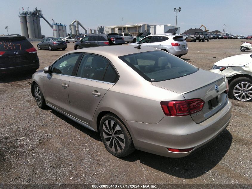 3VW637AJ2DM284815 | 2013 VOLKSWAGEN JETTA HYBRID