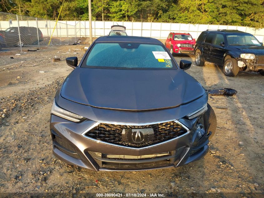 2022 Acura Tlx Technology Package VIN: 19UUB5F41NA005519 Lot: 39890421