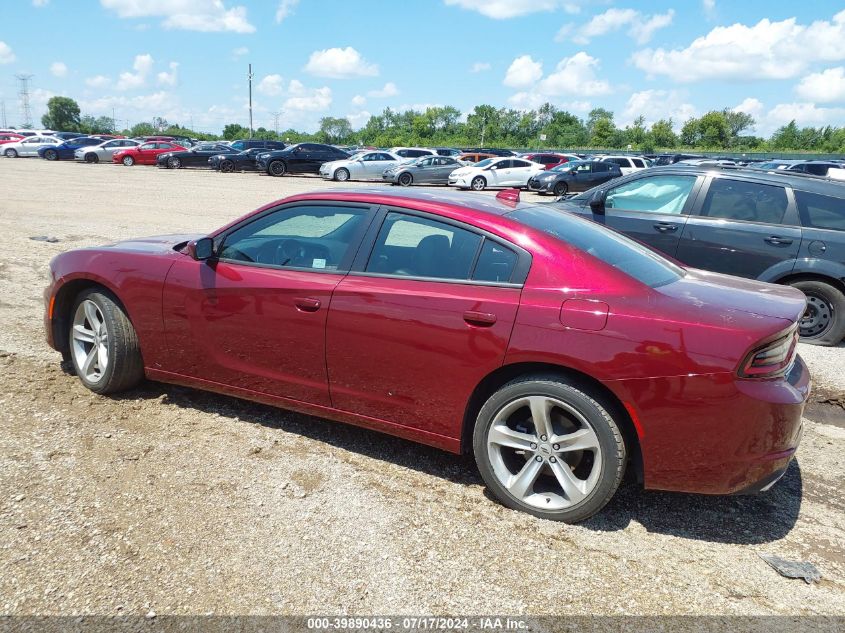 2018 Dodge Charger Sxt Plus Rwd VIN: 2C3CDXHG1JH187584 Lot: 39890436