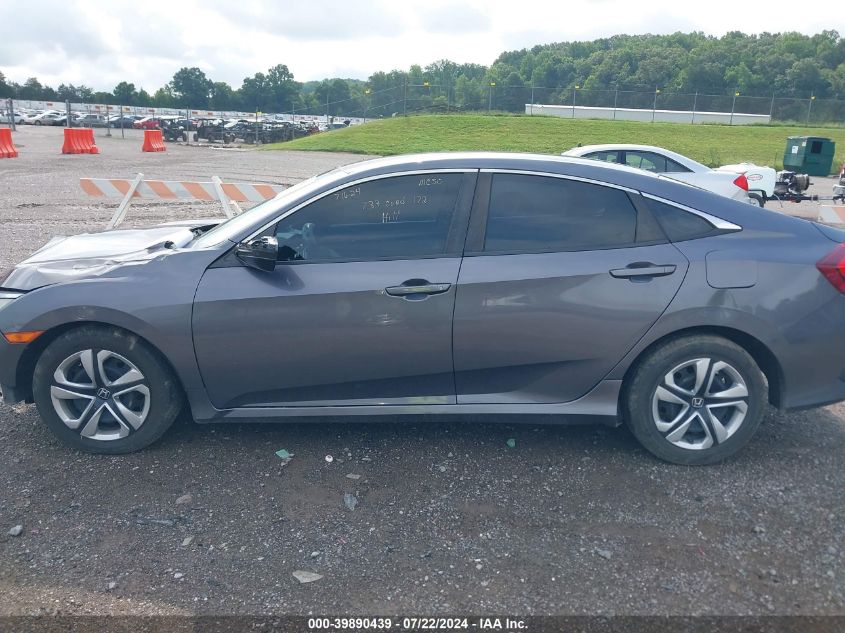 2018 Honda Civic Lx VIN: 19XFC2F55JE011438 Lot: 39890439