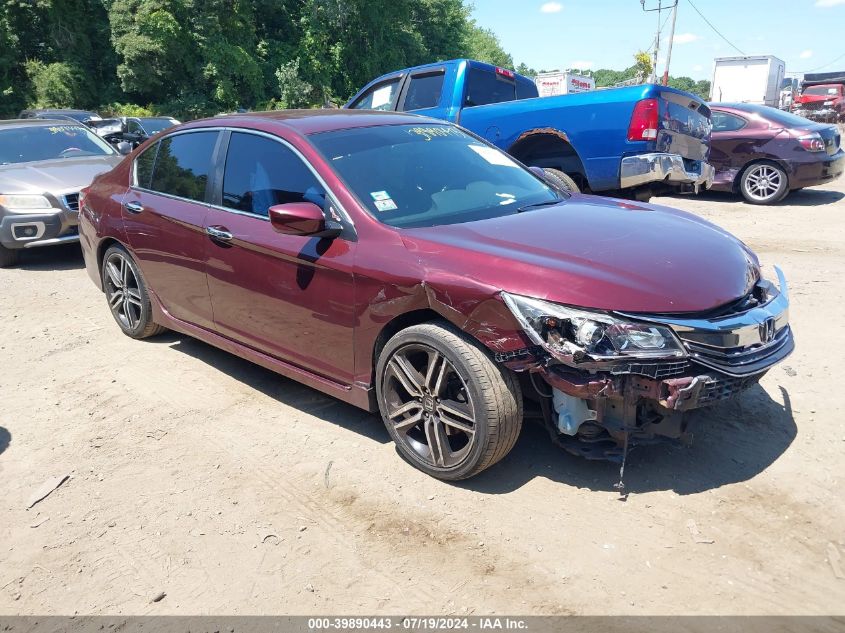 2016 Honda Accord Sport VIN: 1HGCR2F58GA162191 Lot: 39890443