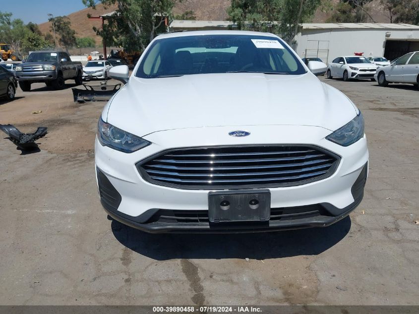 2019 Ford Fusion S VIN: 3FA6P0G76KR175225 Lot: 39890458