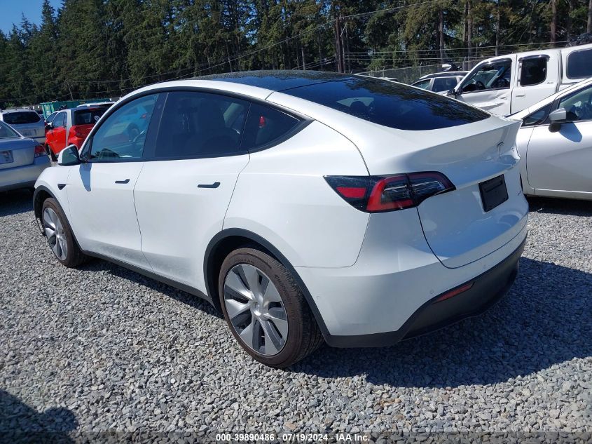 2020 Tesla Model Y Long Range Dual Motor All-Wheel Drive VIN: 5YJYGDEEXLF056611 Lot: 39890486