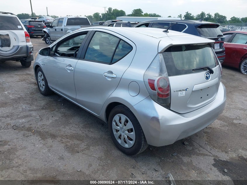 2012 Toyota Prius C One VIN: JTDKDTB34C1516141 Lot: 39890524
