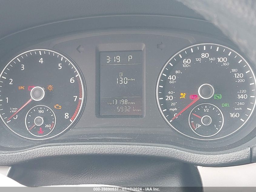 2014 Volkswagen Passat 1.8T Wolfsburg Edition VIN: 1VWAS7A31EC060890 Lot: 39890537