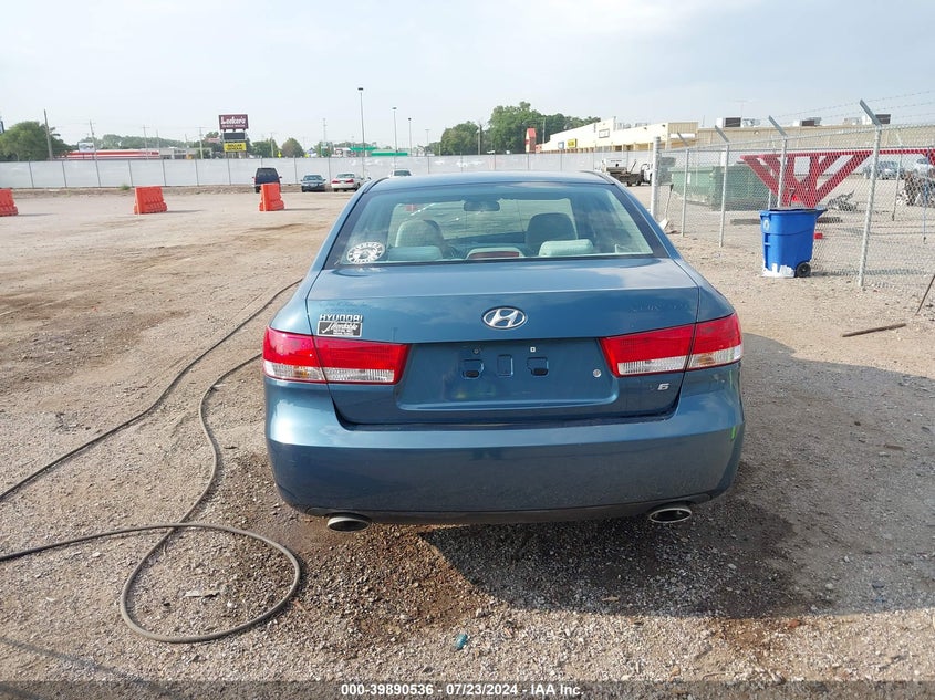 2006 Hyundai Sonata Gls V6/Lx V6 VIN: 5NPEU46F96H102907 Lot: 39890536