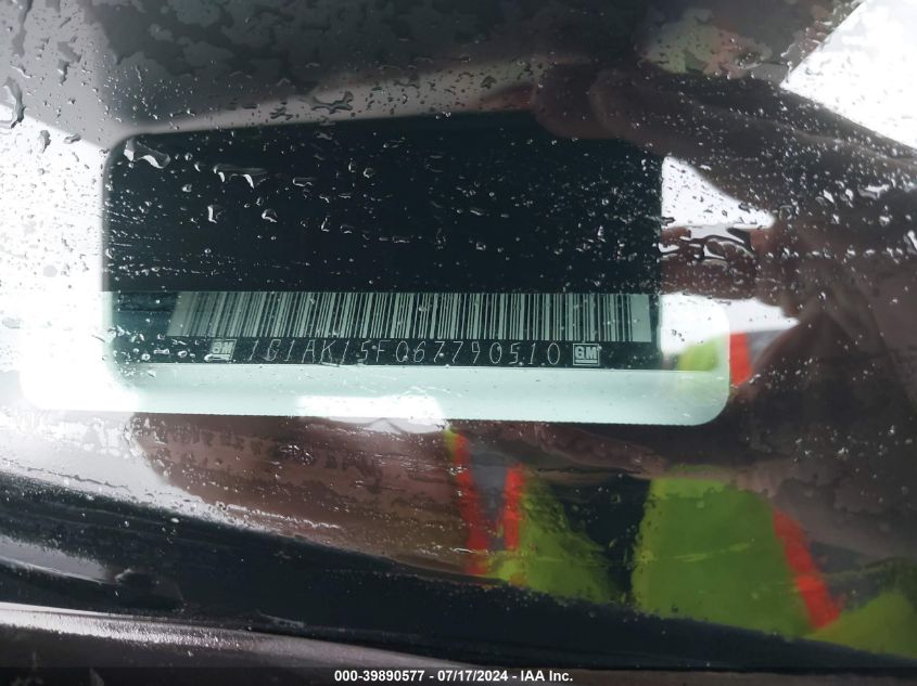 2006 Chevrolet Cobalt Ls VIN: 1G1AK15F067790510 Lot: 39890577