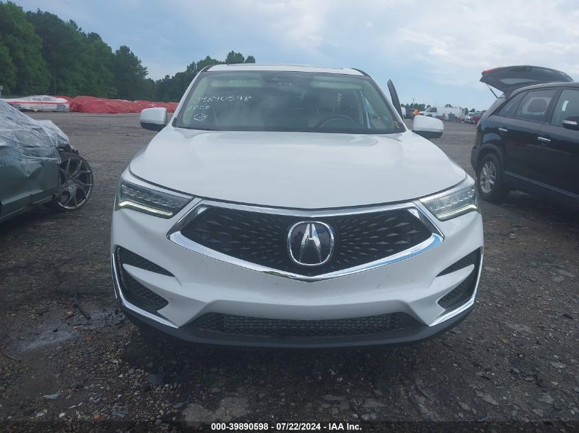 2021 Acura Rdx Technology Package VIN: 5J8TC1H59ML001163 Lot: 39890598