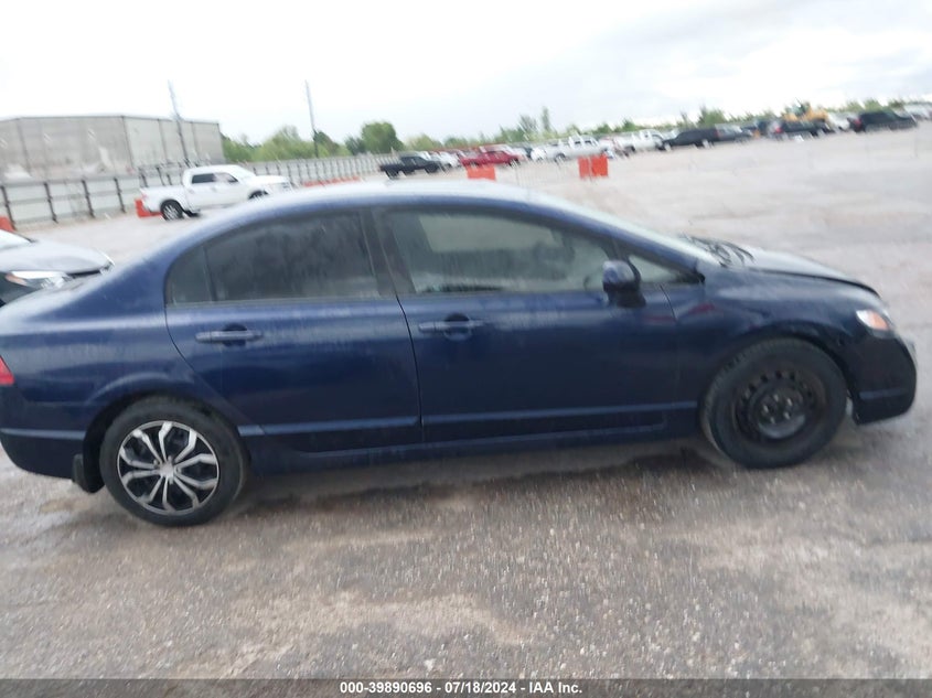 2009 Honda Civic Lx VIN: 19XFA16589E007671 Lot: 39890696