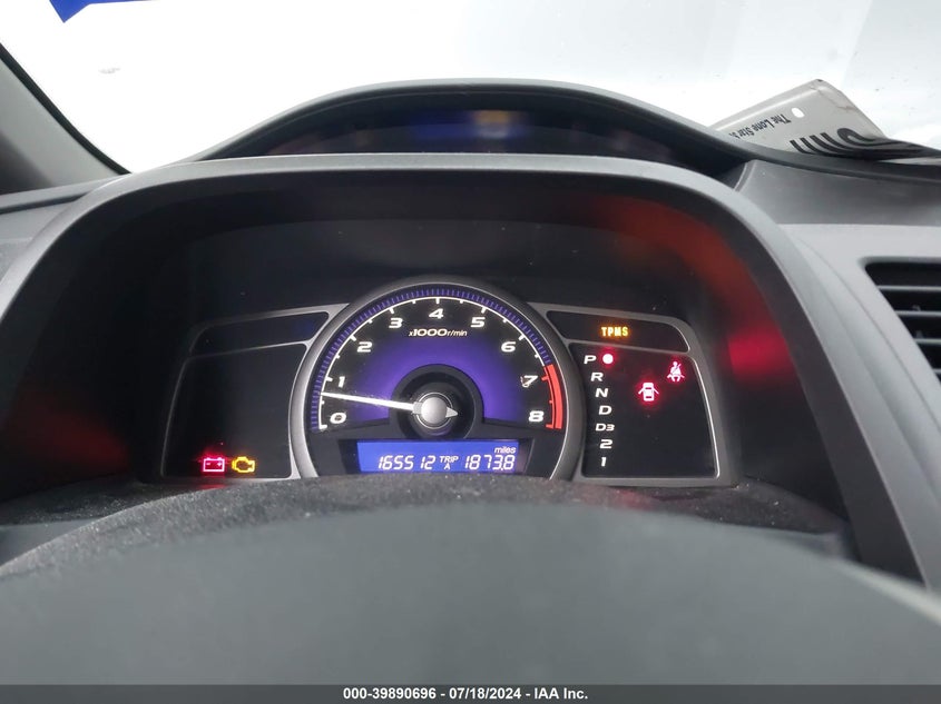 2009 Honda Civic Lx VIN: 19XFA16589E007671 Lot: 39890696