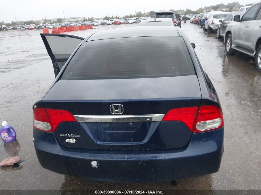 2009 Honda Civic Lx VIN: 19XFA16589E007671 Lot: 39890696