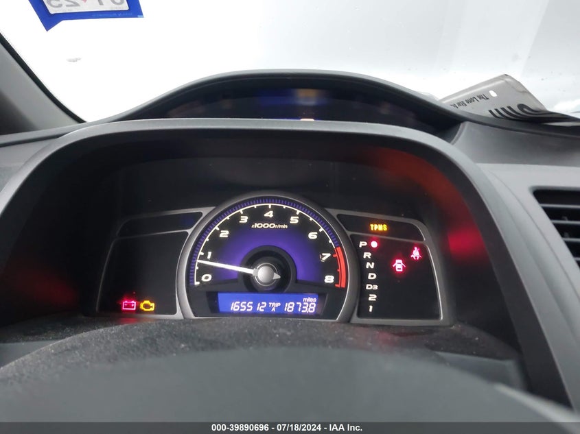 2009 Honda Civic Lx VIN: 19XFA16589E007671 Lot: 39890696