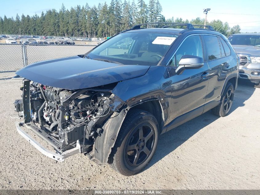 2021 Toyota Rav4 Hybrid Le VIN: 4T3M6RFV1MU025594 Lot: 39890703