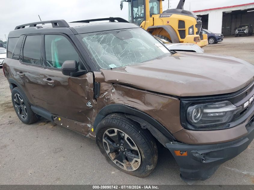 2022 Ford Bronco Sport Outer Banks VIN: 3FMCR9C60NRD77485 Lot: 39890742