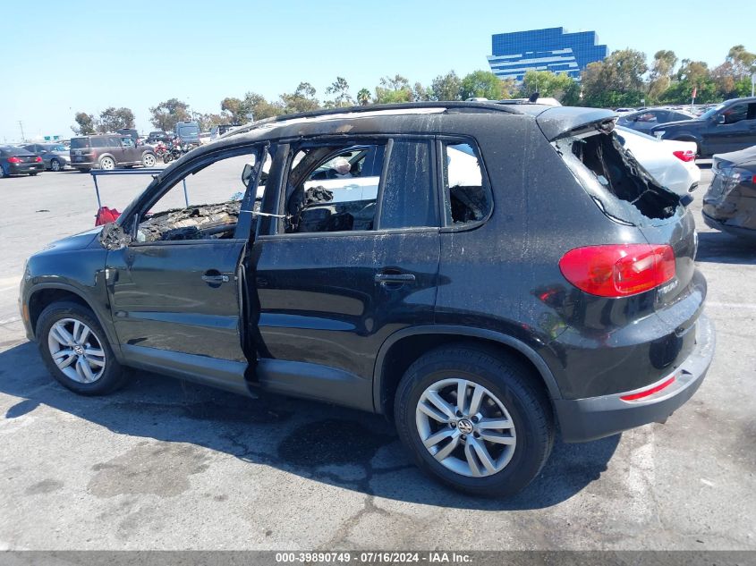 2015 VOLKSWAGEN TIGUAN S - WVGAV7AX1FW601946