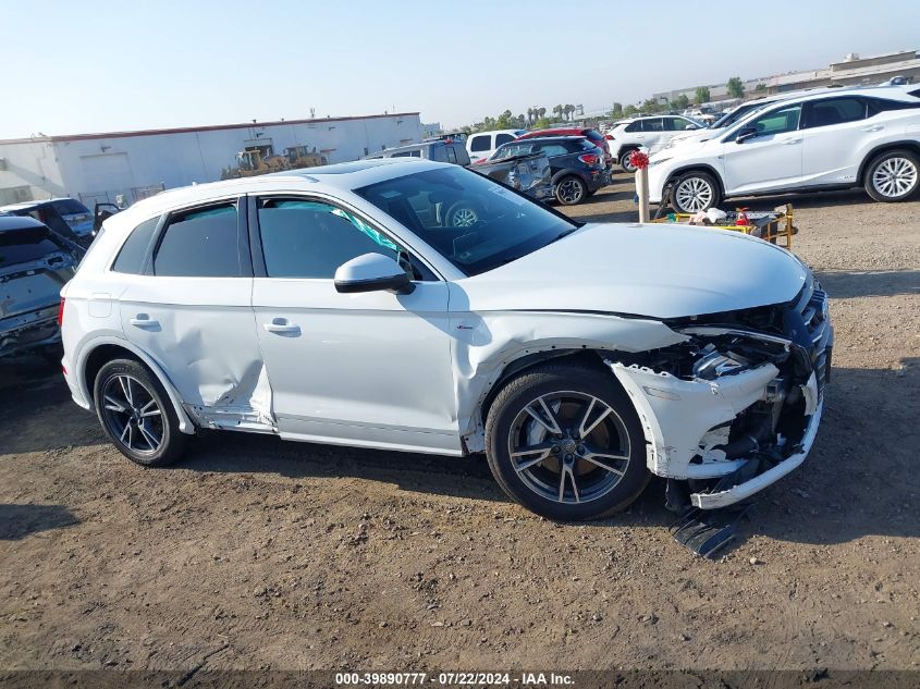 2020 Audi Q5 Premium 55 Tfsi E Quattro S Tronic VIN: WA1G2AFY3L2071532 Lot: 39890777