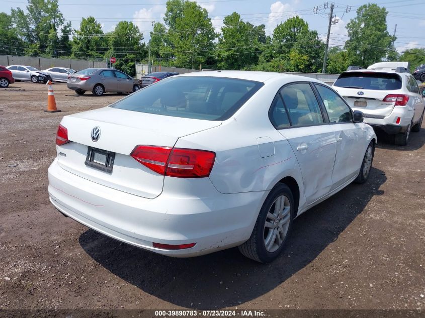 2015 Volkswagen Jetta S VIN: 3VW2K7AJ1FM242432 Lot: 39890783