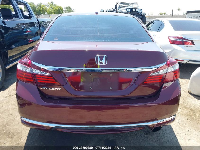 2017 Honda Accord Ex-L VIN: 1HGCR2F83HA113816 Lot: 39890789