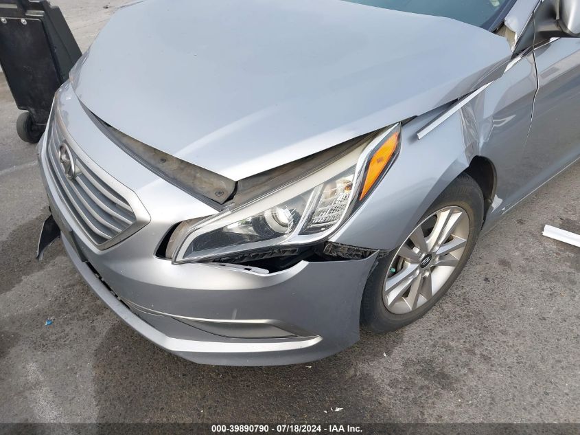 2016 Hyundai Sonata Se VIN: 5NPE24AF8GH307603 Lot: 39890790