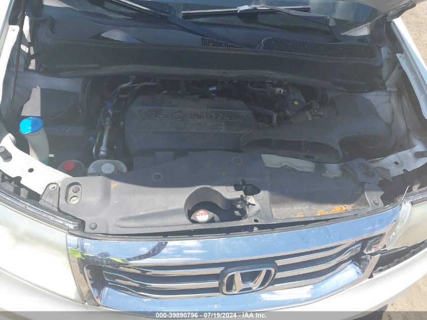 2012 Honda Pilot Touring VIN: 5FNYF3H98CB017981 Lot: 39890796