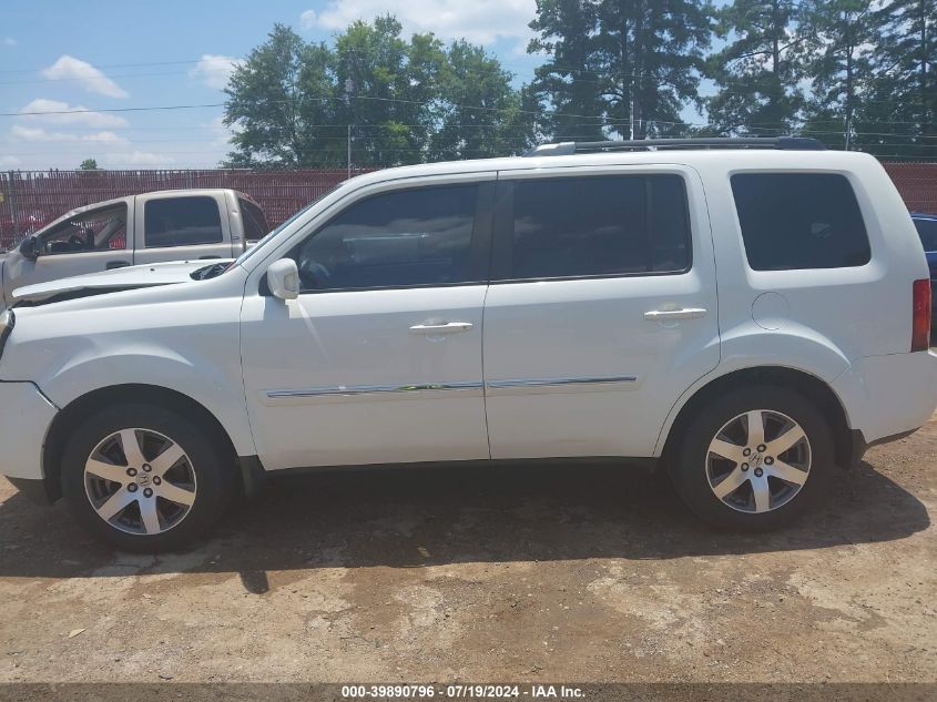 2012 Honda Pilot Touring VIN: 5FNYF3H98CB017981 Lot: 39890796