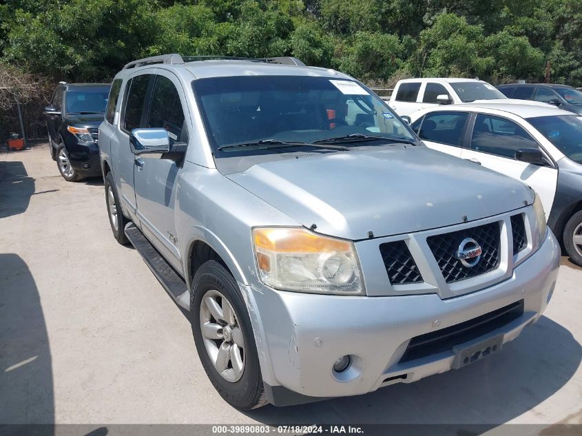 2008 Nissan Armada Se VIN: 5N1AA08D98N629520 Lot: 39890803