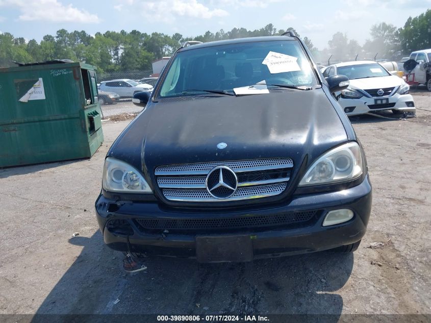 2005 Mercedes-Benz Ml 350 4Matic VIN: 4JGAB57E05A556786 Lot: 39890806