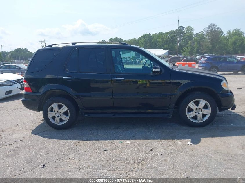 2005 Mercedes-Benz Ml 350 4Matic VIN: 4JGAB57E05A556786 Lot: 39890806