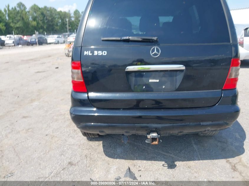2005 Mercedes-Benz Ml 350 4Matic VIN: 4JGAB57E05A556786 Lot: 39890806