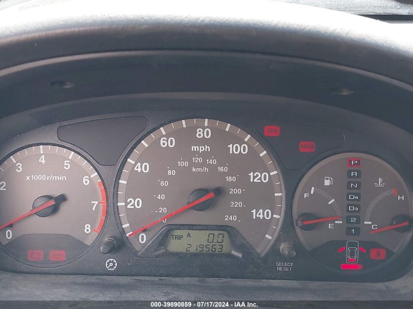 2001 Honda Accord 2.3 Ex VIN: 1HGCG32511A023514 Lot: 39890859