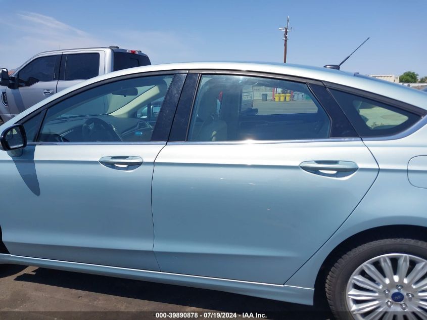 2014 Ford Fusion Hybrid Se VIN: 3FA6P0LU8ER379265 Lot: 39890878