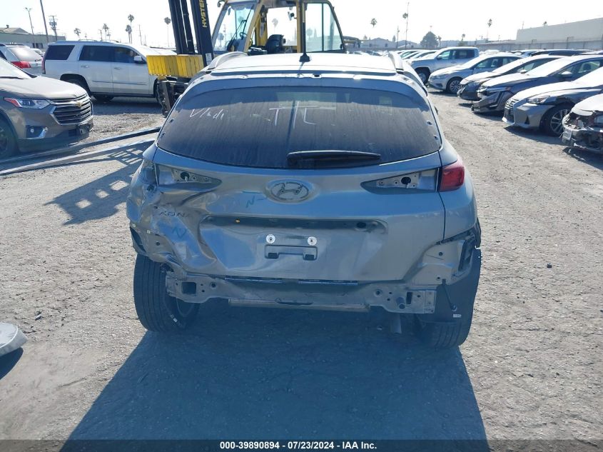 2021 Hyundai Kona Sel VIN: KM8K22AA8MU703474 Lot: 39890894