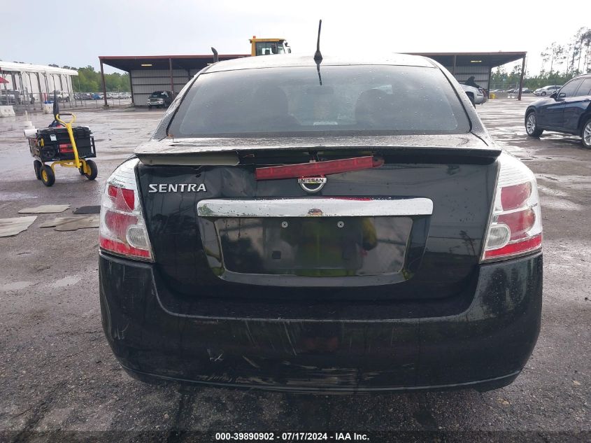 2012 Nissan Sentra 2.0 S VIN: 3N1AB6AP3CL701039 Lot: 39890902