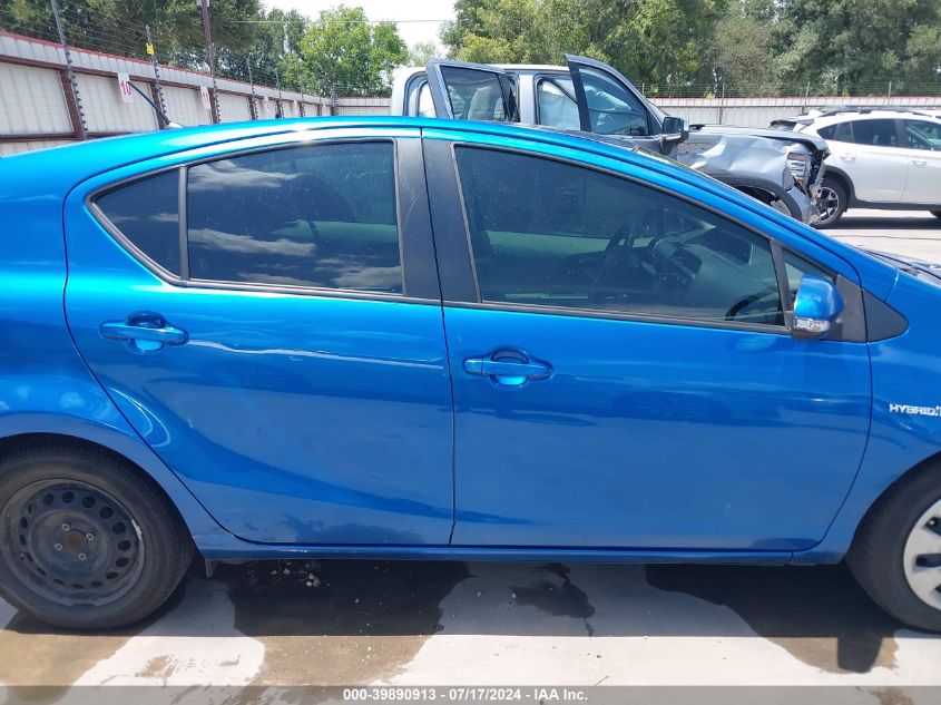 2014 Toyota Prius C Two VIN: JTDKDTB31E1564182 Lot: 39890913