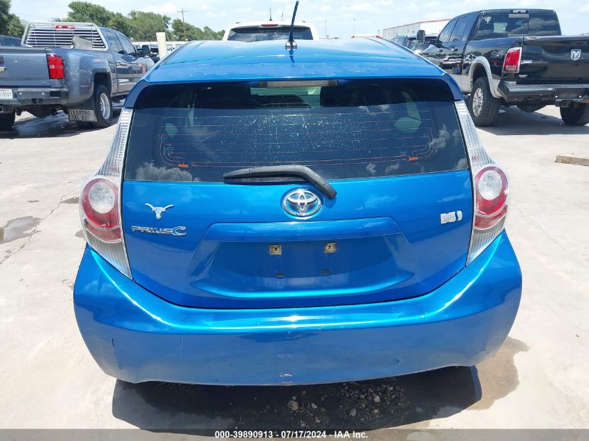 2014 Toyota Prius C Two VIN: JTDKDTB31E1564182 Lot: 39890913