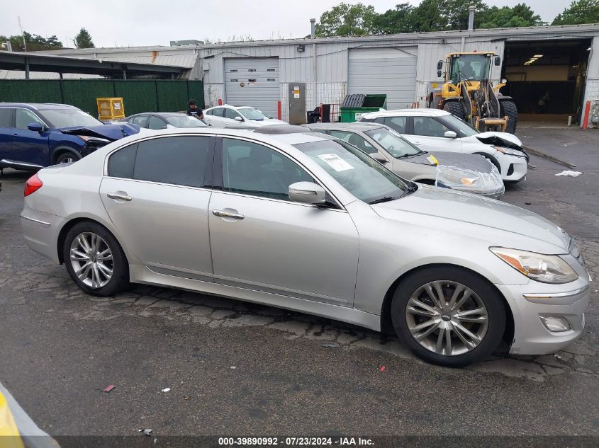 2012 Hyundai Genesis 3.8 VIN: KMHGC4DD7CU176157 Lot: 39890992