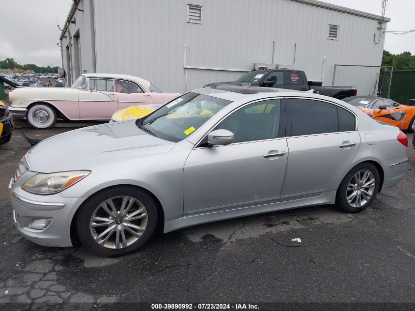 2012 Hyundai Genesis 3.8 VIN: KMHGC4DD7CU176157 Lot: 39890992