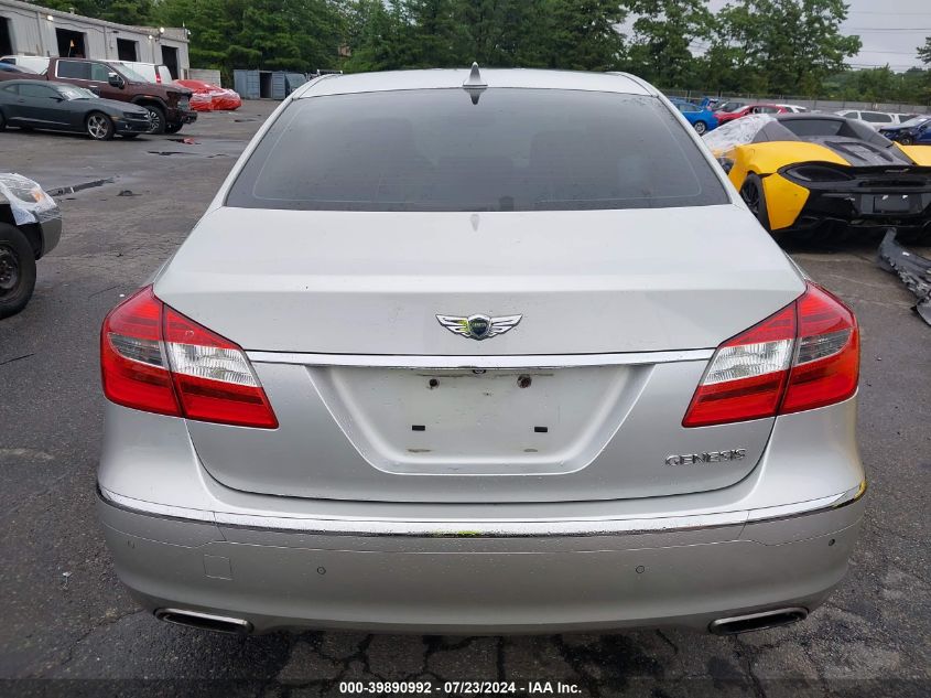 2012 Hyundai Genesis 3.8 VIN: KMHGC4DD7CU176157 Lot: 39890992