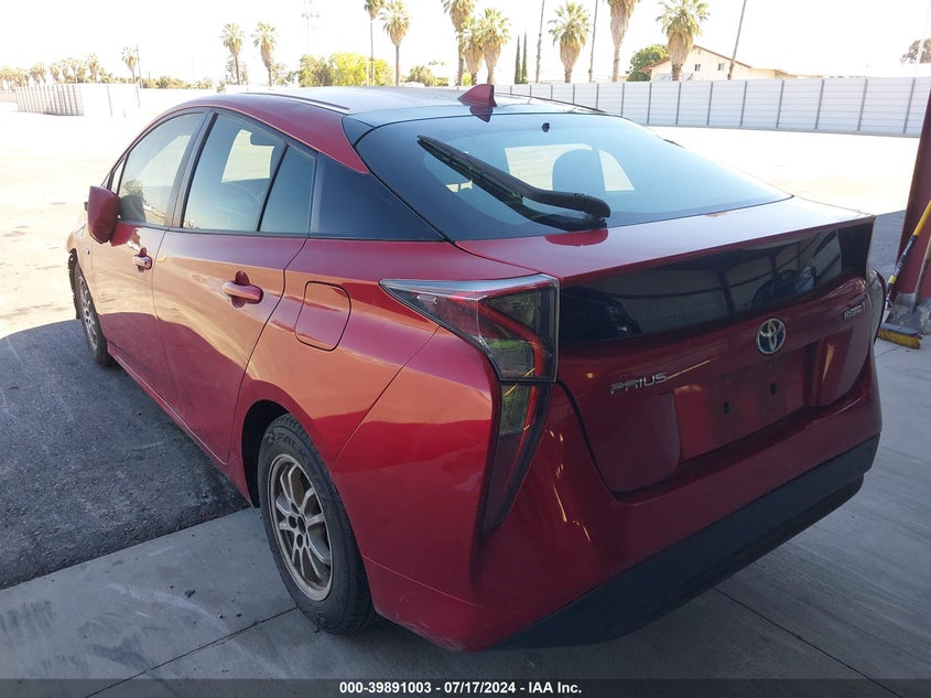 2016 TOYOTA PRIUS - JTDKBRFU4G3527825