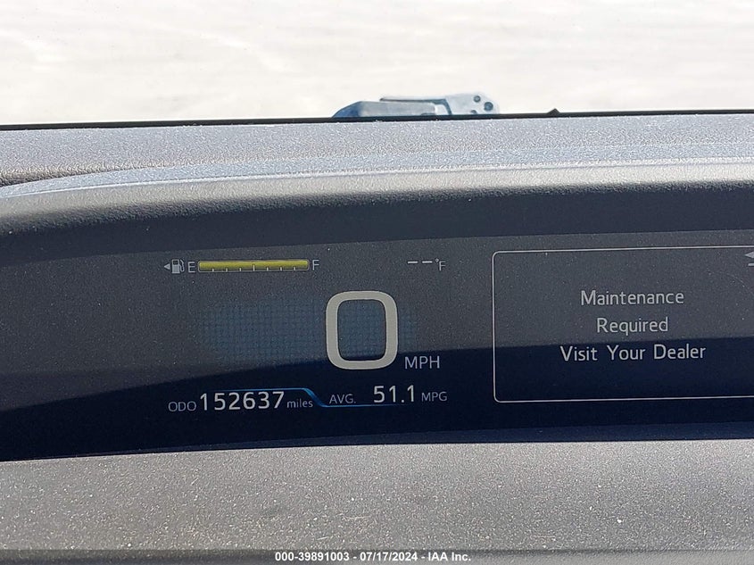 2016 TOYOTA PRIUS - JTDKBRFU4G3527825