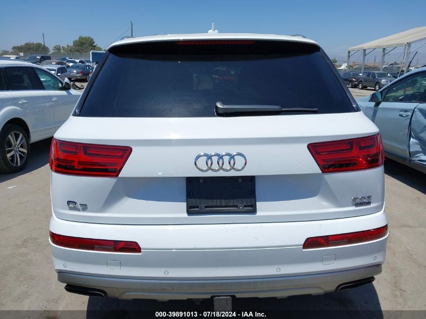 2018 Audi Q7 3.0T Premium VIN: WA1LAAF77JD035353 Lot: 39891013