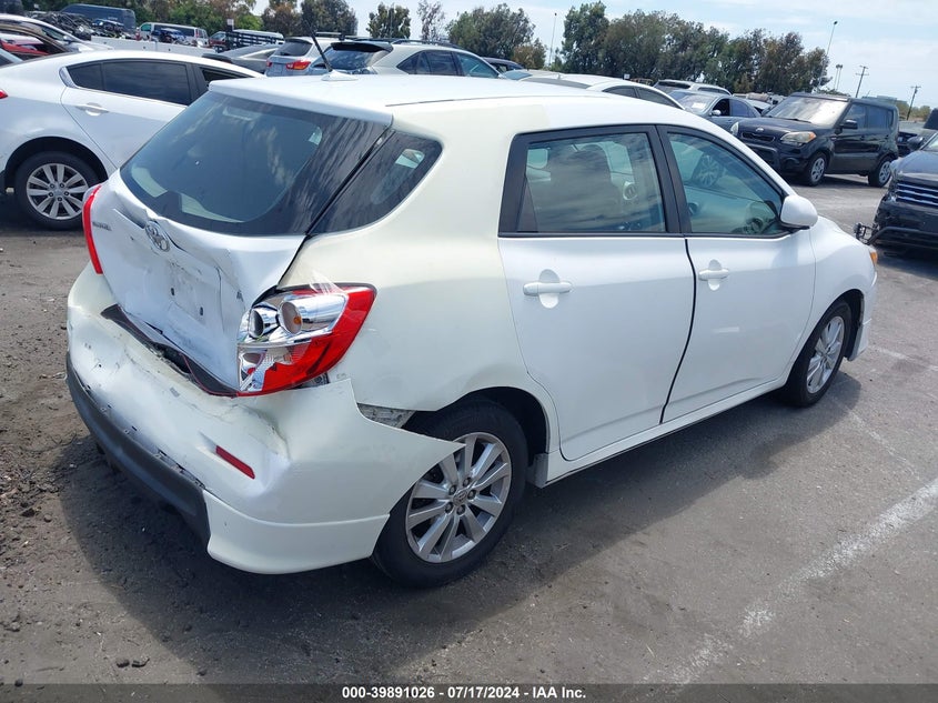 2010 Toyota Matrix VIN: 2T1KU4EE2AC275790 Lot: 39891026
