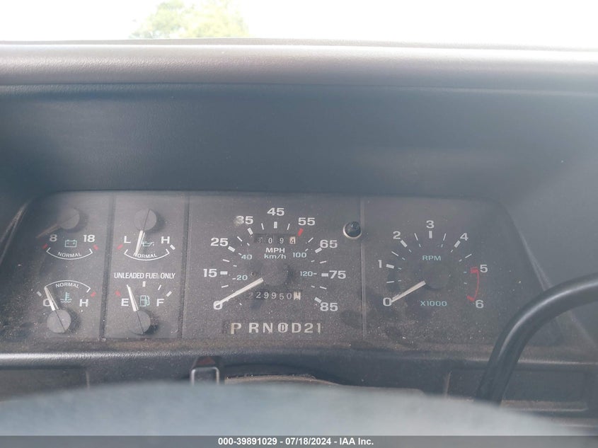 1994 Ford Ranger Super Cab VIN: 1FTCR14X0RPB29621 Lot: 39891029