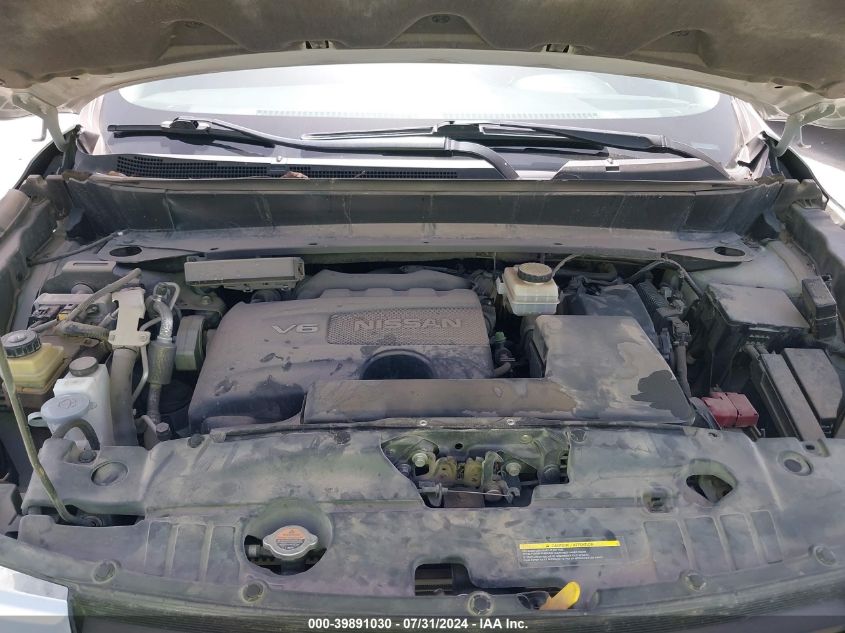 2017 Nissan Pathfinder Sv VIN: 5N1DR2MN2HC698464 Lot: 39891030