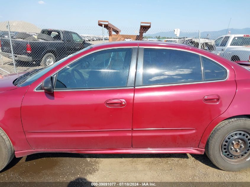 2005 Pontiac Grand Am Se VIN: 1G2NE52E25M196248 Lot: 39891077