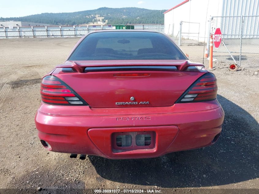 2005 Pontiac Grand Am Se VIN: 1G2NE52E25M196248 Lot: 39891077